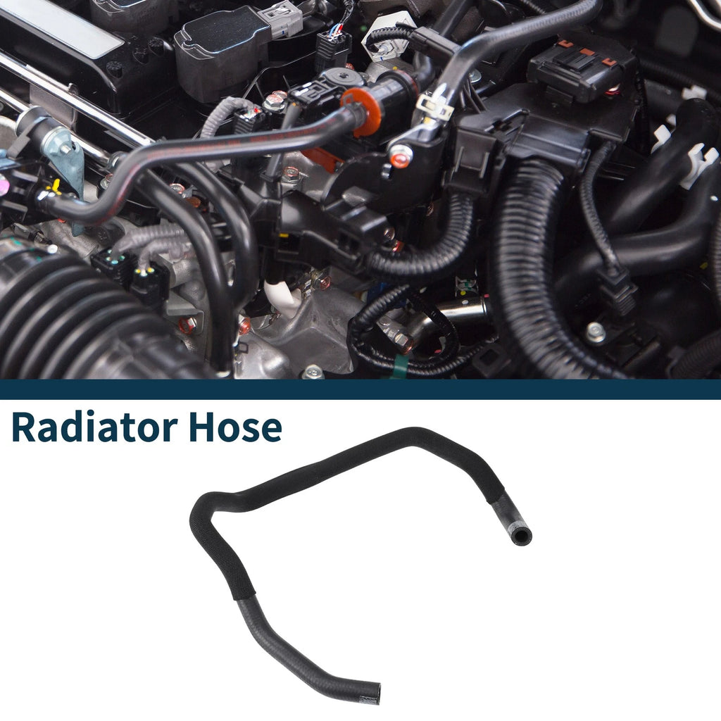 Radiator Hose Replacement for Audi A6 2007–2011 Rubber Black 1 Piece