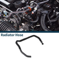 Radiator Hose Replacement for Audi A6 2007–2011 Rubber Black 1 Piece