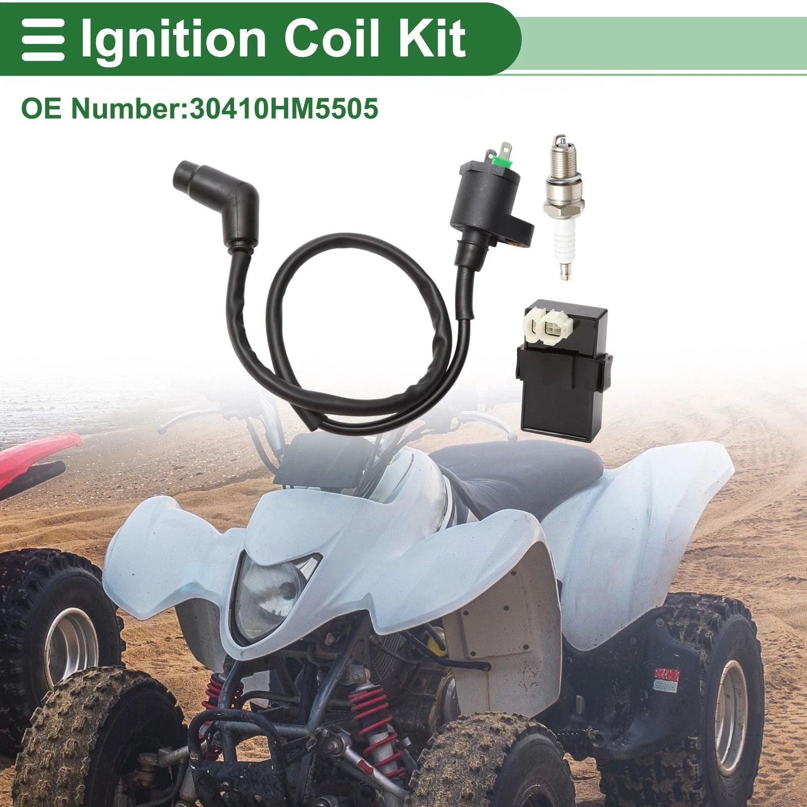 Ignition Coil Replacement for Honda TRX300 2x4 FourTrax 1994–1997