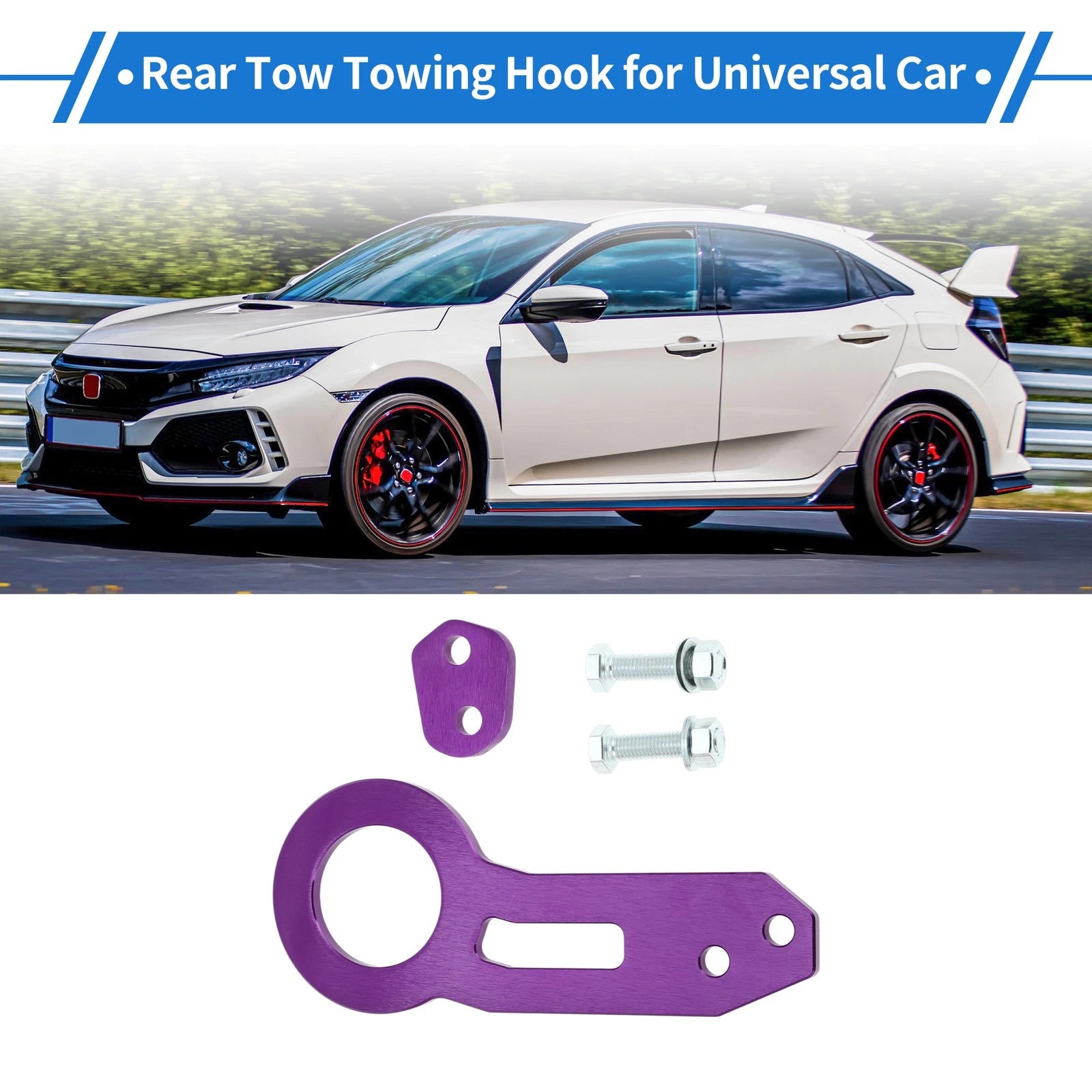 Rear Tow Towing Hook Replacement for Toyota Hilux (2005–2015)