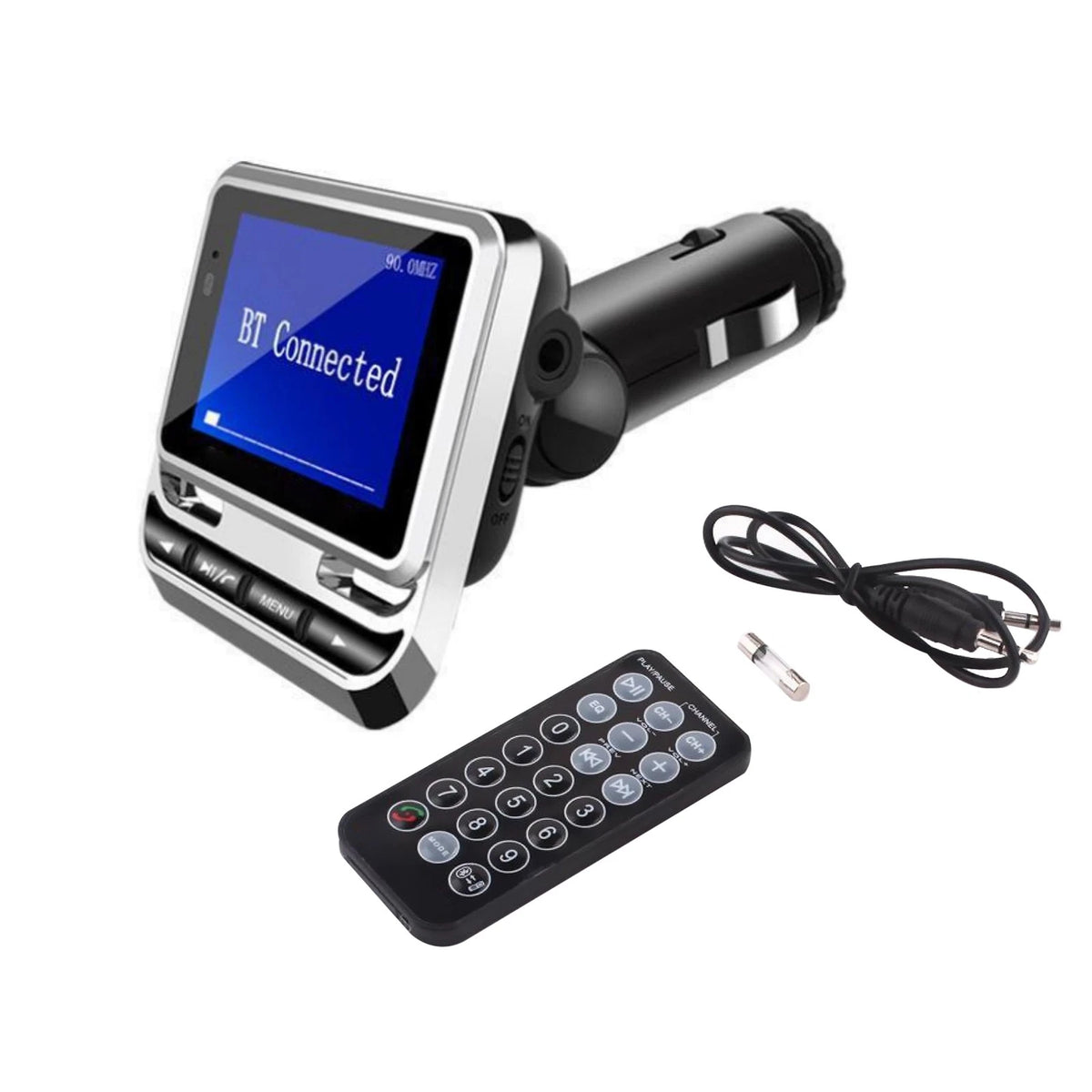 Bluetooth FM Radio Transmitter Car Adapter Charger for Universal Use