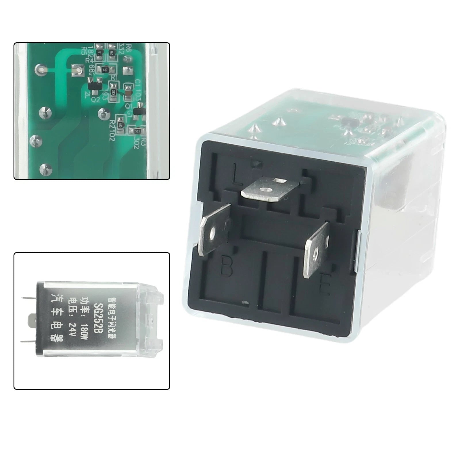 3Pin Flasher Relay for DC 24V Vehicles