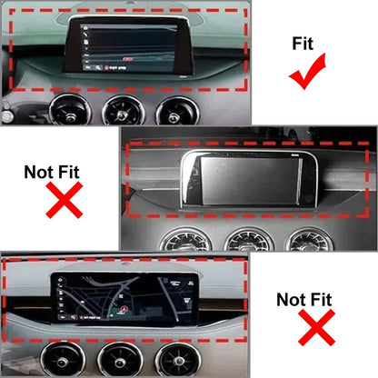 Carbon Fiber Navigation GPS Panel Cover for Kia Stinger (2018–2023)