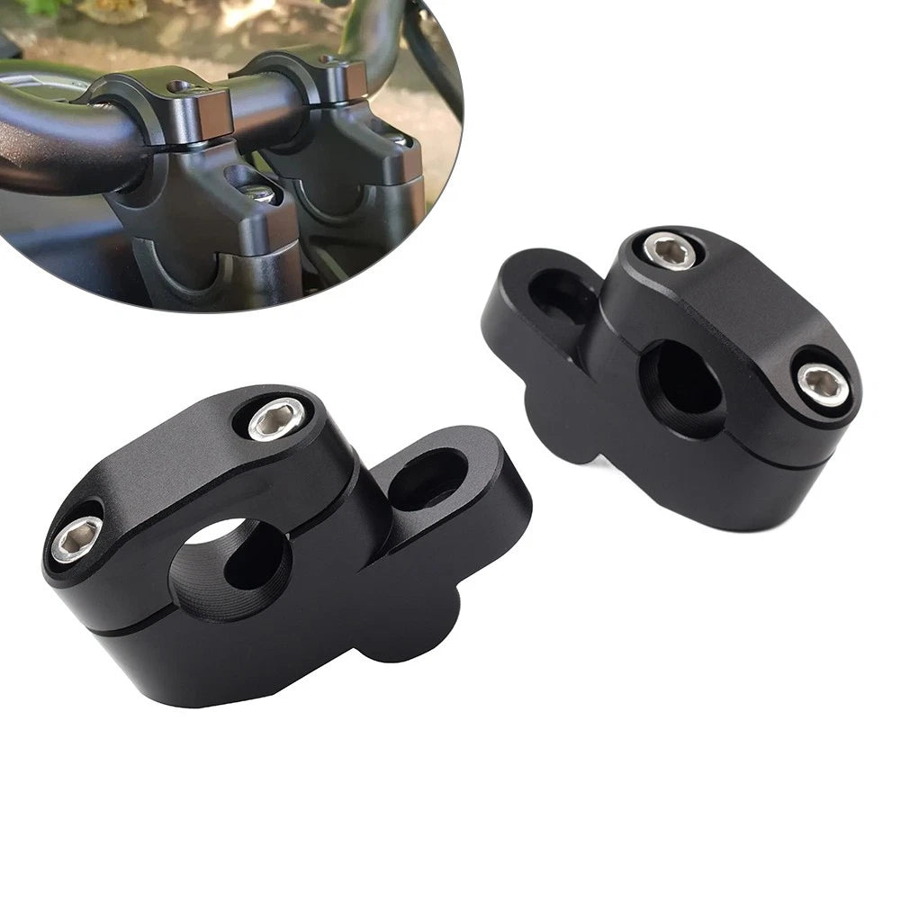 Offset Handlebar Clamp Mount Riser for Honda Suzuki Kawasaki (7/822mm)
