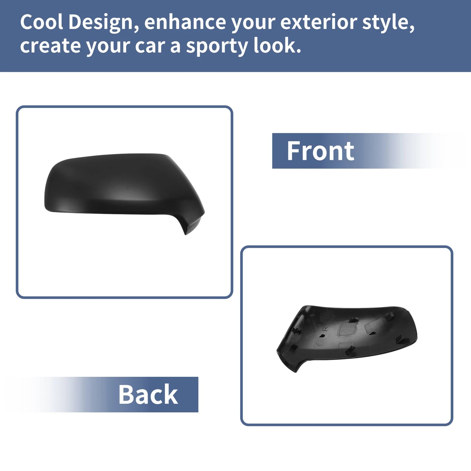 Right Passenger Side Mirror Cover Cap for Citroen C3 Picasso (2009–2017)