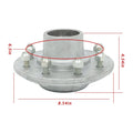 6pc Galvanized Idler Hub for Trailer 8 Lug (42 Spindles)