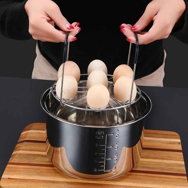 304 Stainless Steel Steamer Rack for Dishwasher Safe Use (15cm)