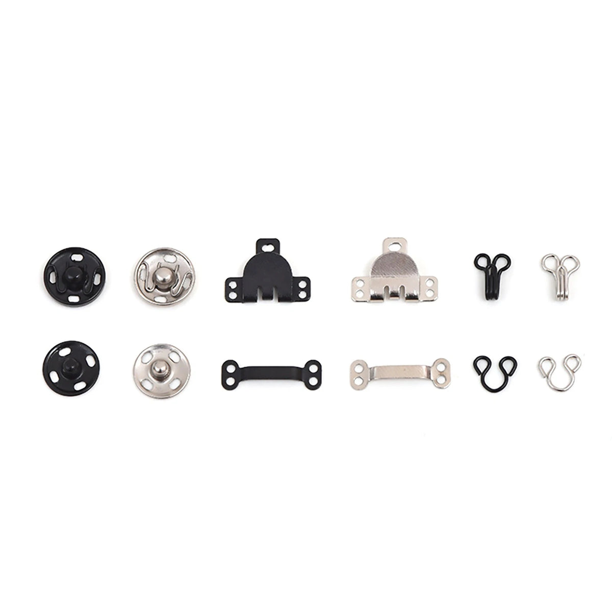 3X Sewing Hook and Eye Closure Snap Fastener Tool - 100 Pair