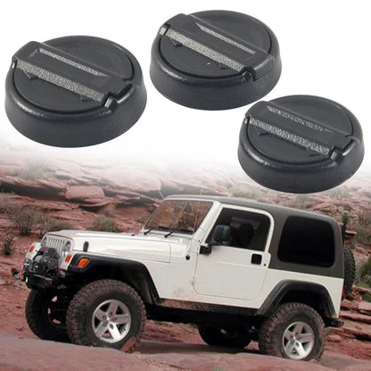 Keyhole Cover Kit for Jeep Wrangler JL & Gladiator JT (2018–2023) Magnetic