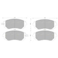 Front Disc Brake Pad Set for Subaru XV GP7 (2012–2017) FB20A