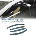 Car Window Deflectors 1 Set for Volkswagen Golf MK6 Hatchback (2010–2014)