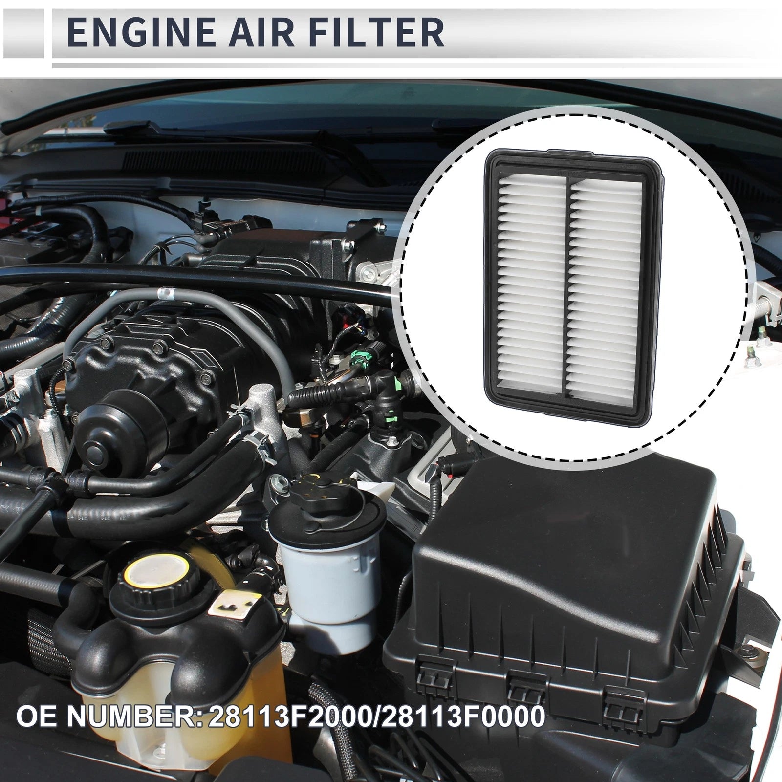 Engine Air Filter Replacement for Hyundai Elantra (2017–2020)