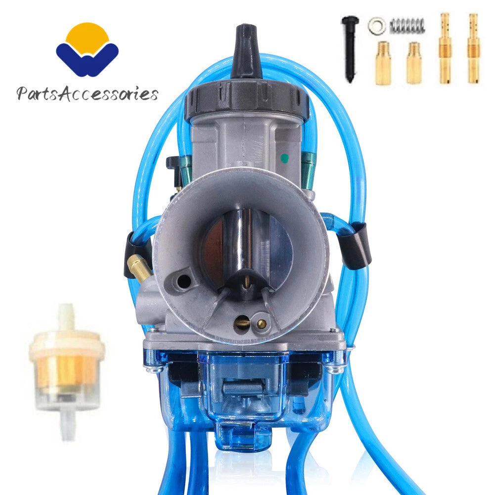 Carburetor and Air Filter for Kawasaki KX125 KX250 Suzuki RM125 RM250 (38mm)