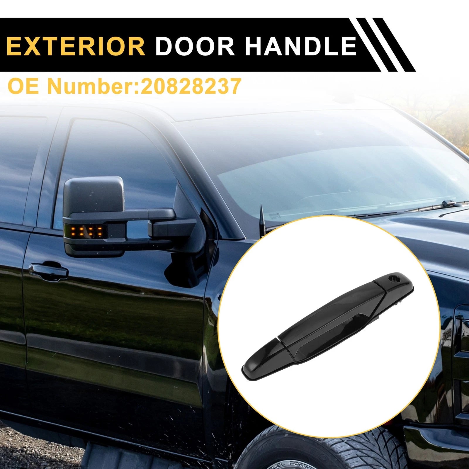 Front Left Exterior Door Handle Replacement for Cadillac Escalade (2007–2013)