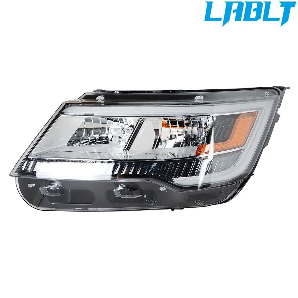 Left Side Headlight with LED DRL for Ford Explorer (2016–2018)