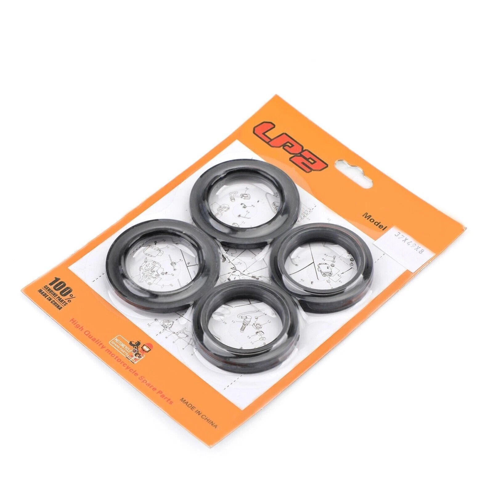 Fork Seal Wiper Kit for Kawasaki ZX1100 ZX750 ZX600 ZL600 (1990–2003) 92049-1435 T9
