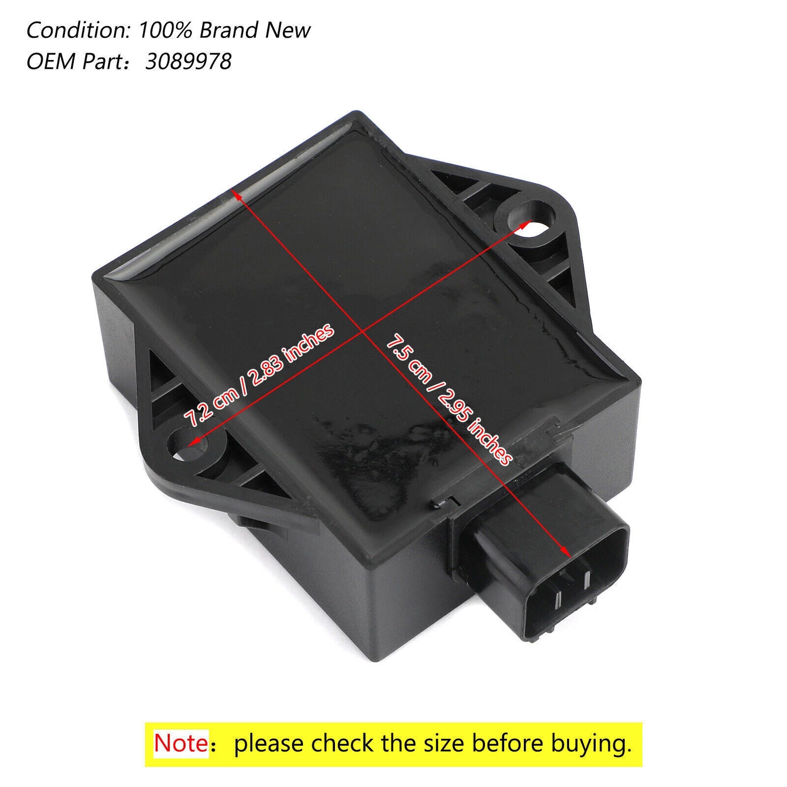 CDI Box 3089978 for Polaris Uawkeye 300 / Sportsman 300 (2007–2011)