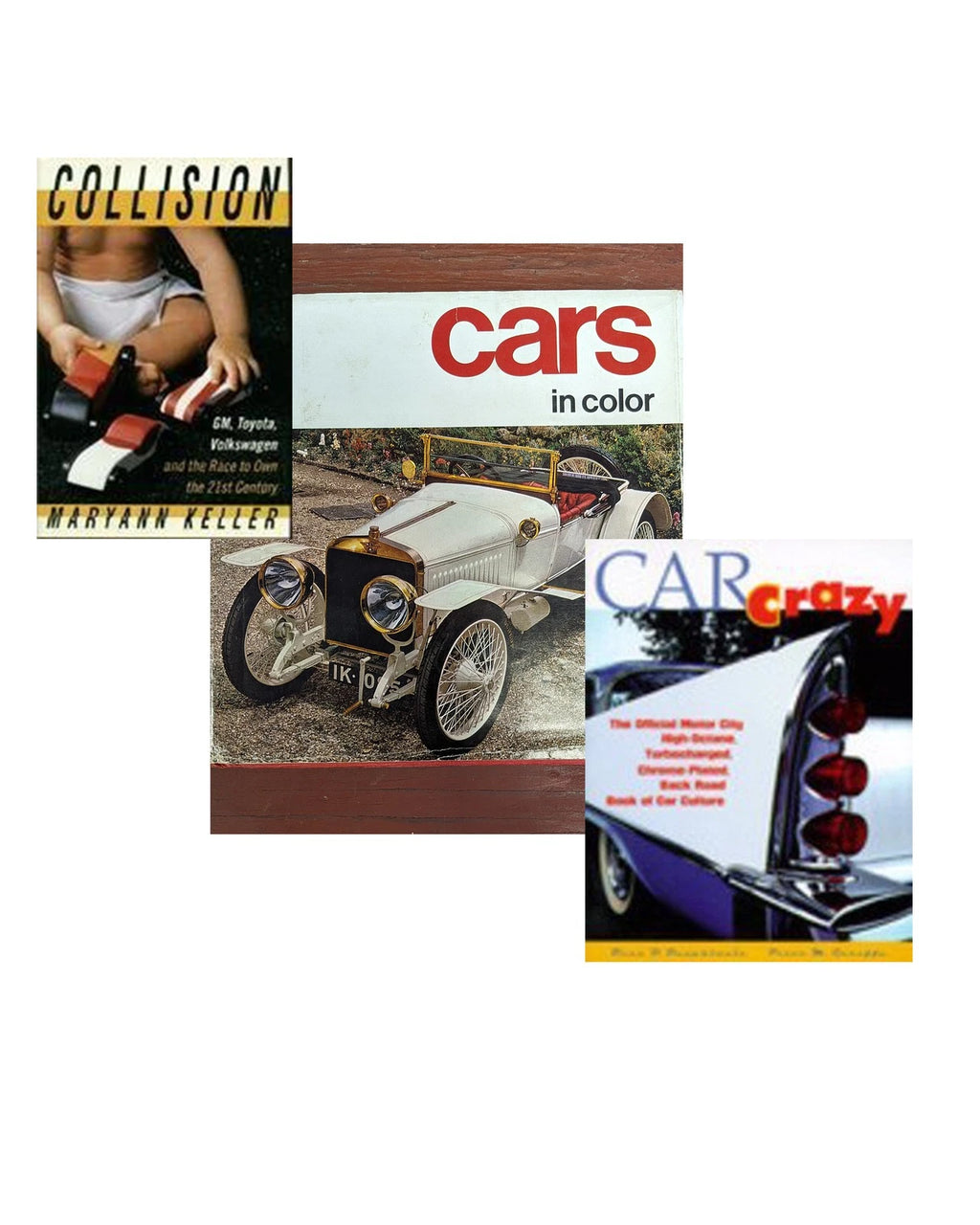 3 Book Set for Car Craze Enthusiast