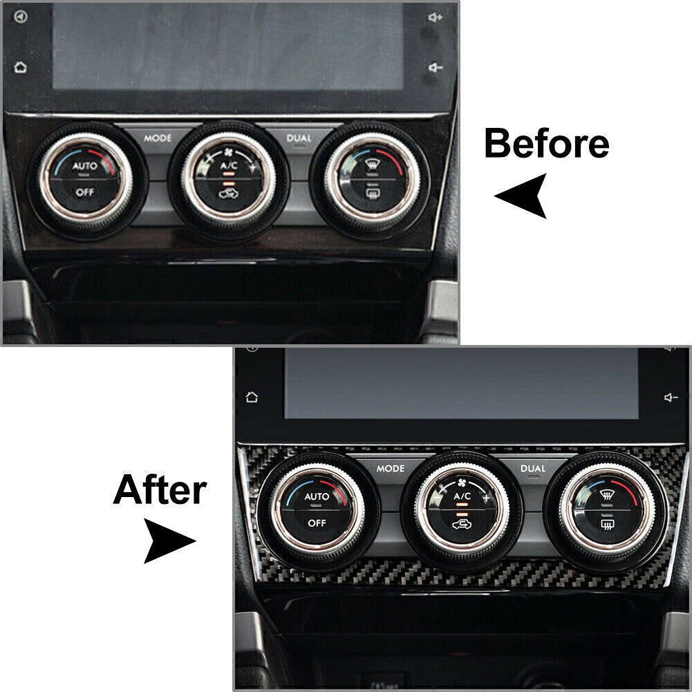 Carbon Fiber AC Switch Panel Trim for Subaru Forester (2013–2018)