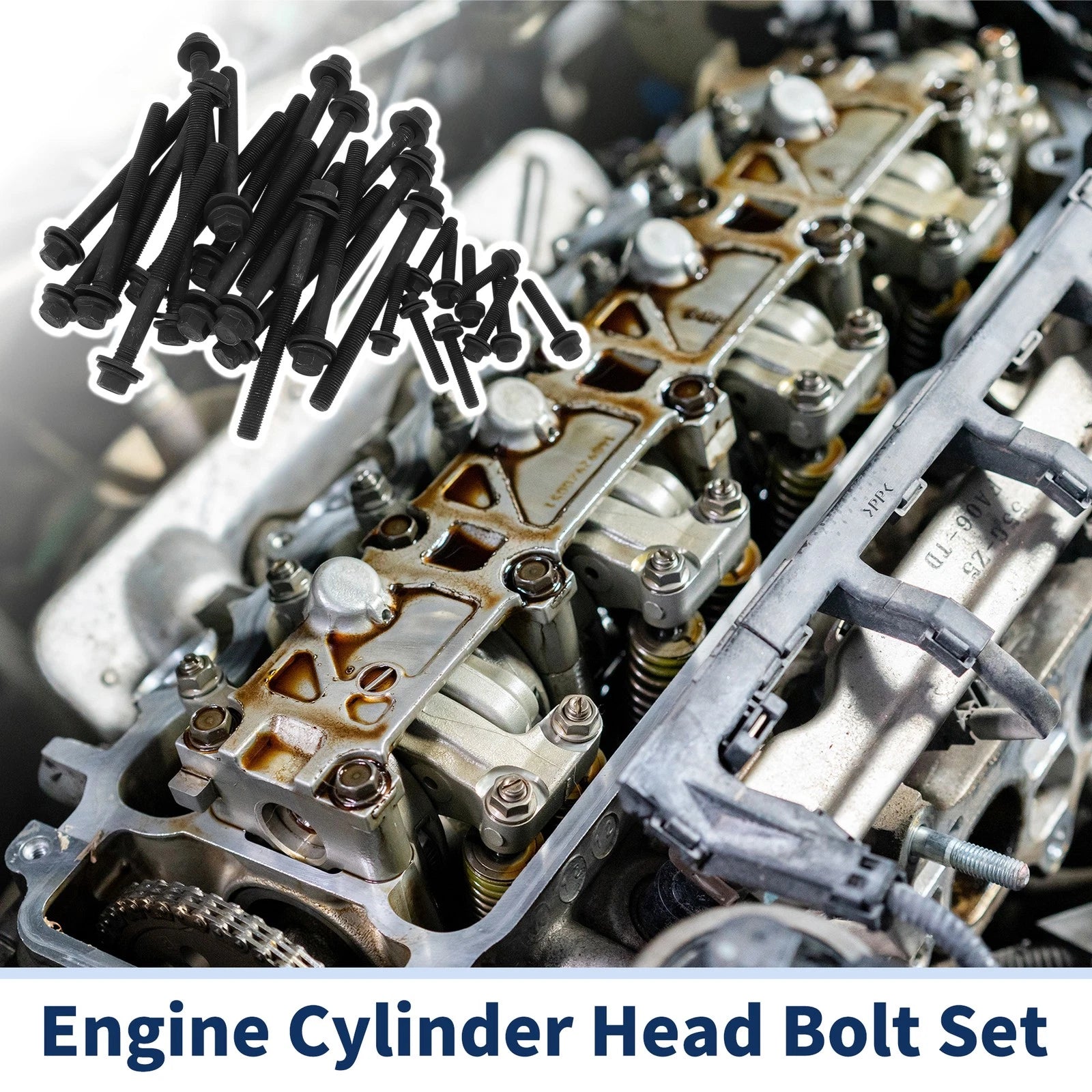 Engine Cylinder Head Bolt Set for Dodge Challenger 6.2L V8 (2015–2020)