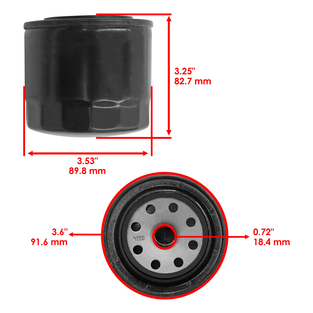 Fuel Filter for John Deere Z997R Diesel ZTrak (2007–2013)