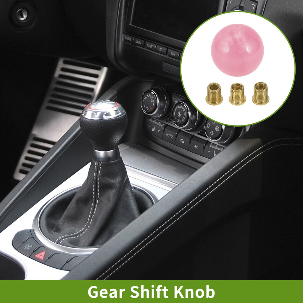 Set of 1 Round Ball Shift Knob for Universal Vehicles (Automatic/Manual)