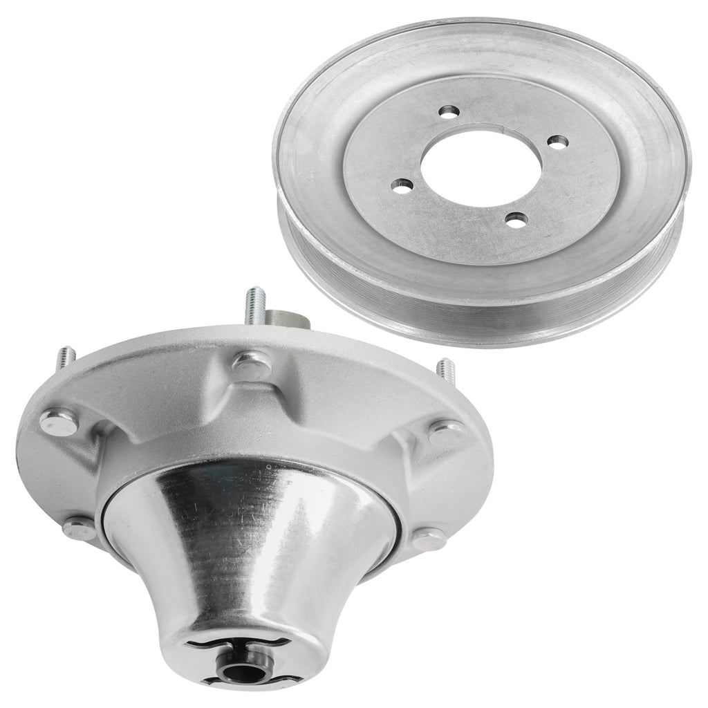 54 Inch Deck Spindle with Pulley Replacement for John Deere (2000–2007)
