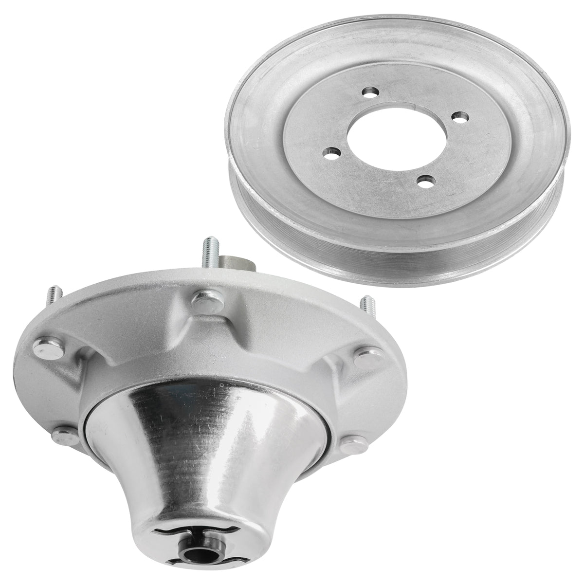 54 Inch Deck Spindle with Pulley Replacement for John Deere (2000–2007)