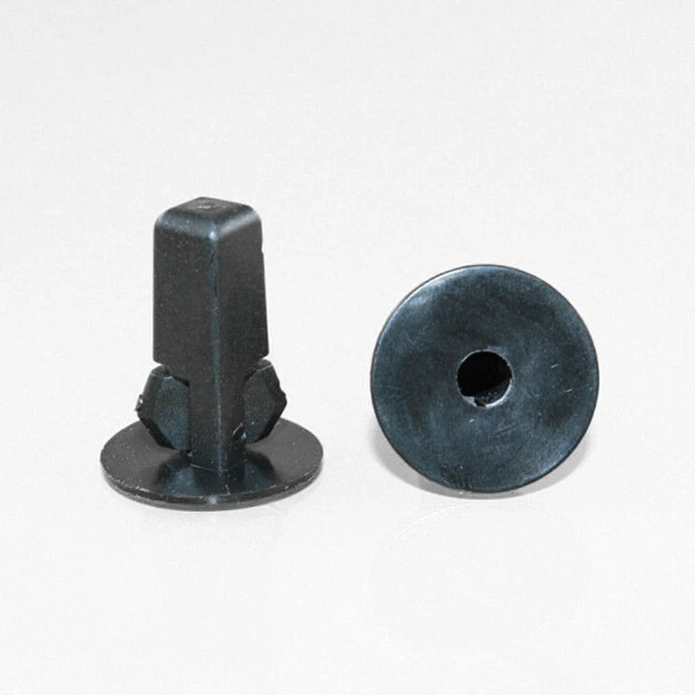 100 Pcs Black Car Rivets 8x8.2mm for Bumper Fender