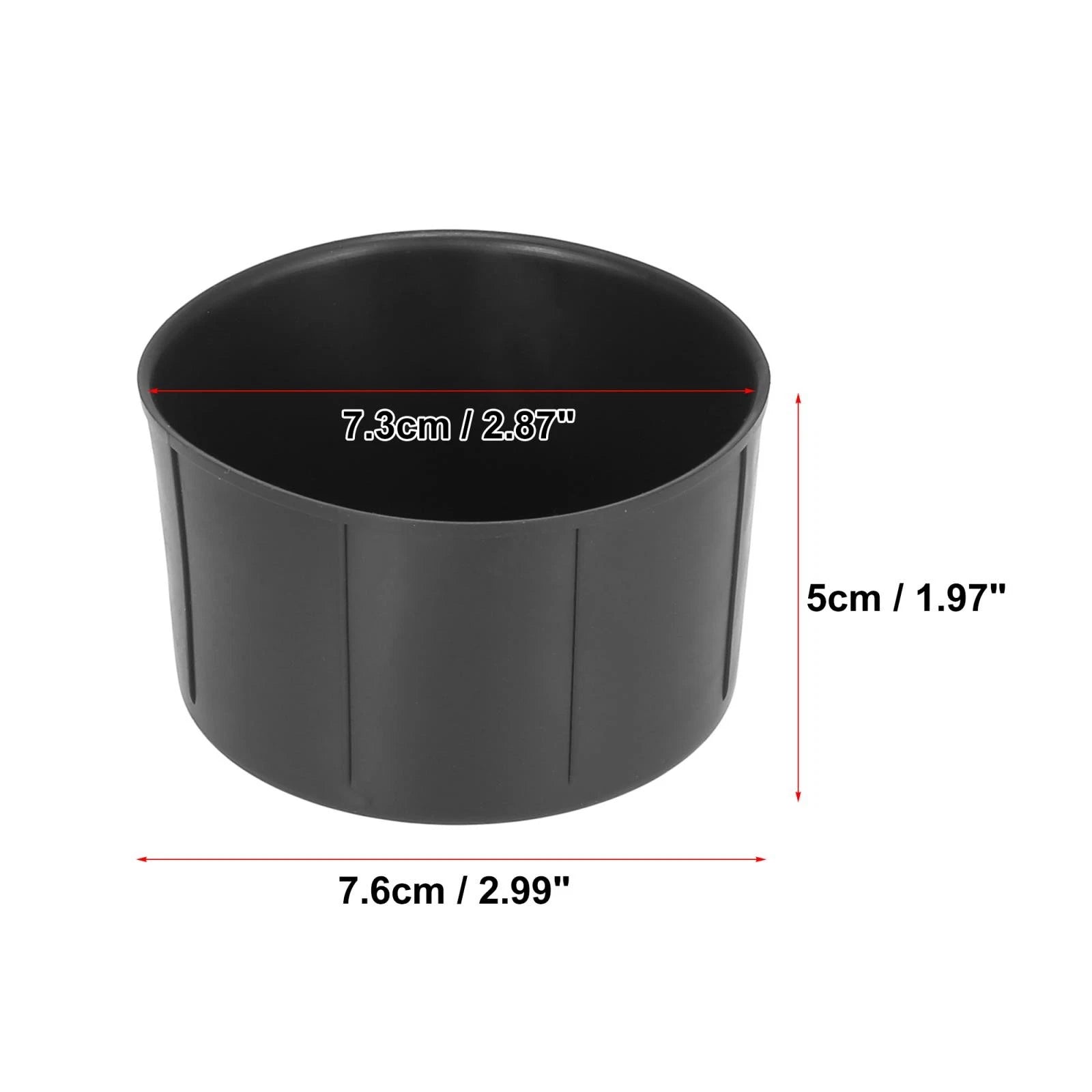 Center Console Cup Holder Black for Dodge Ram 1500 2500 3500 (2010–2024)