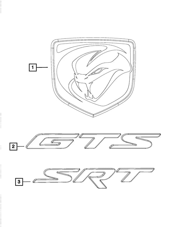 Mopar Emblem Decal for
