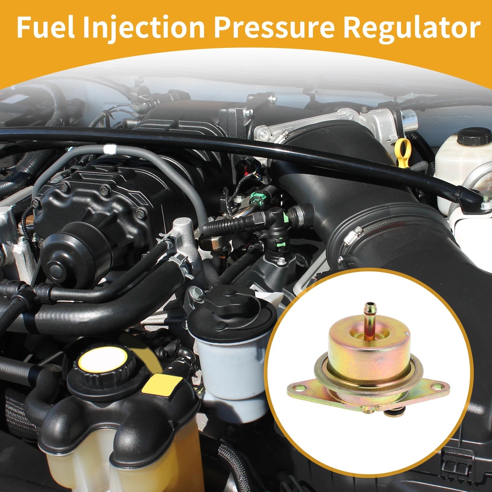Fuel Pressure Regulator for Ford E-150 E-250 E-350 (1994–1999) No. 2C3Z9C968BA