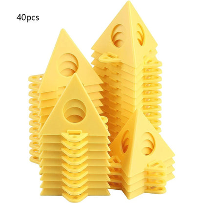 40pcs/set New Pyramid Stands, Mini Cone Paint Stands for Cabinet Paint