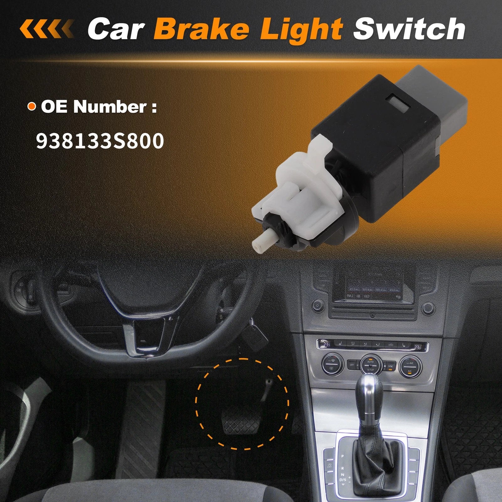 Brake Light Switch OEM Replacement for Hyundai Elantra (2013–2018)
