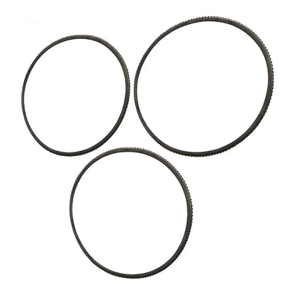 Set of 3 Belts for Lathe Motors