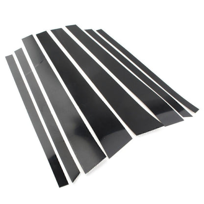 8pcs Black Pillar Posts Trim Kit for BMW X5 E70 (2007–2013)