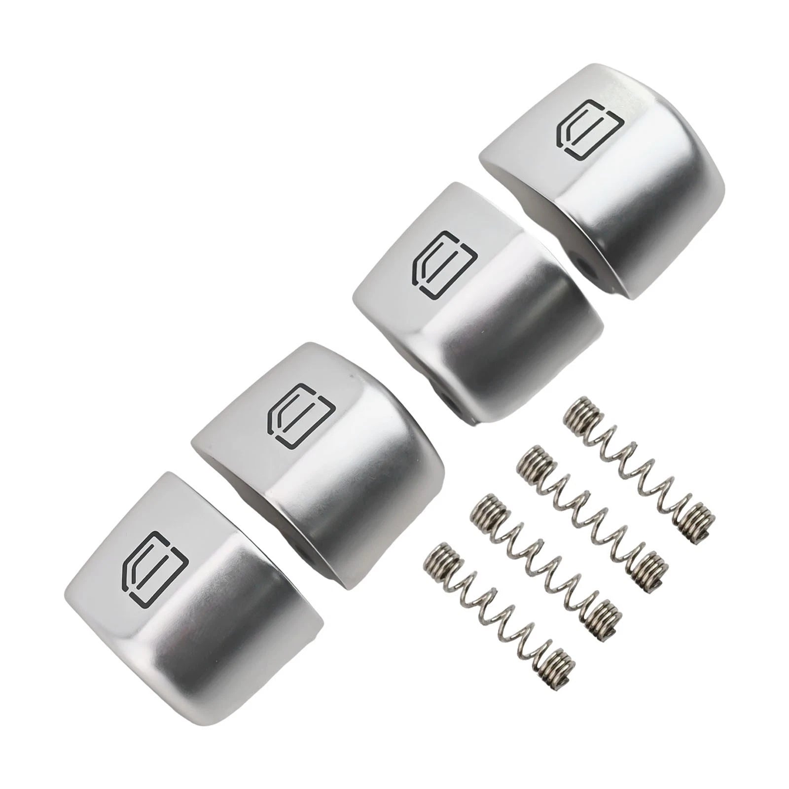 Chrome Window Switch Buttons for Mercedes C300 C63 C350 (2008–2015)