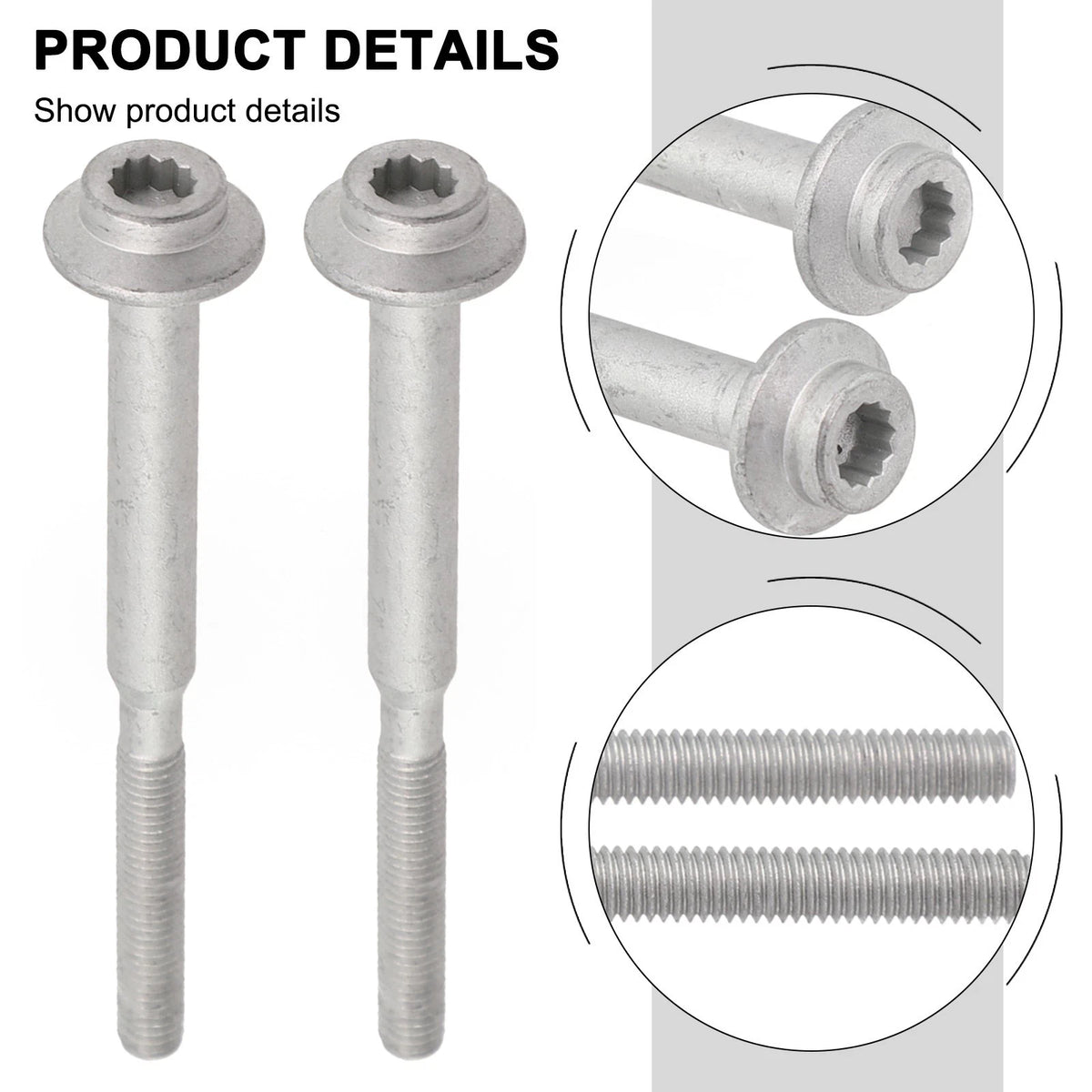 2X Injector Clamp Fixing Bolt for Skoda A6 (2.0T) WHT004739