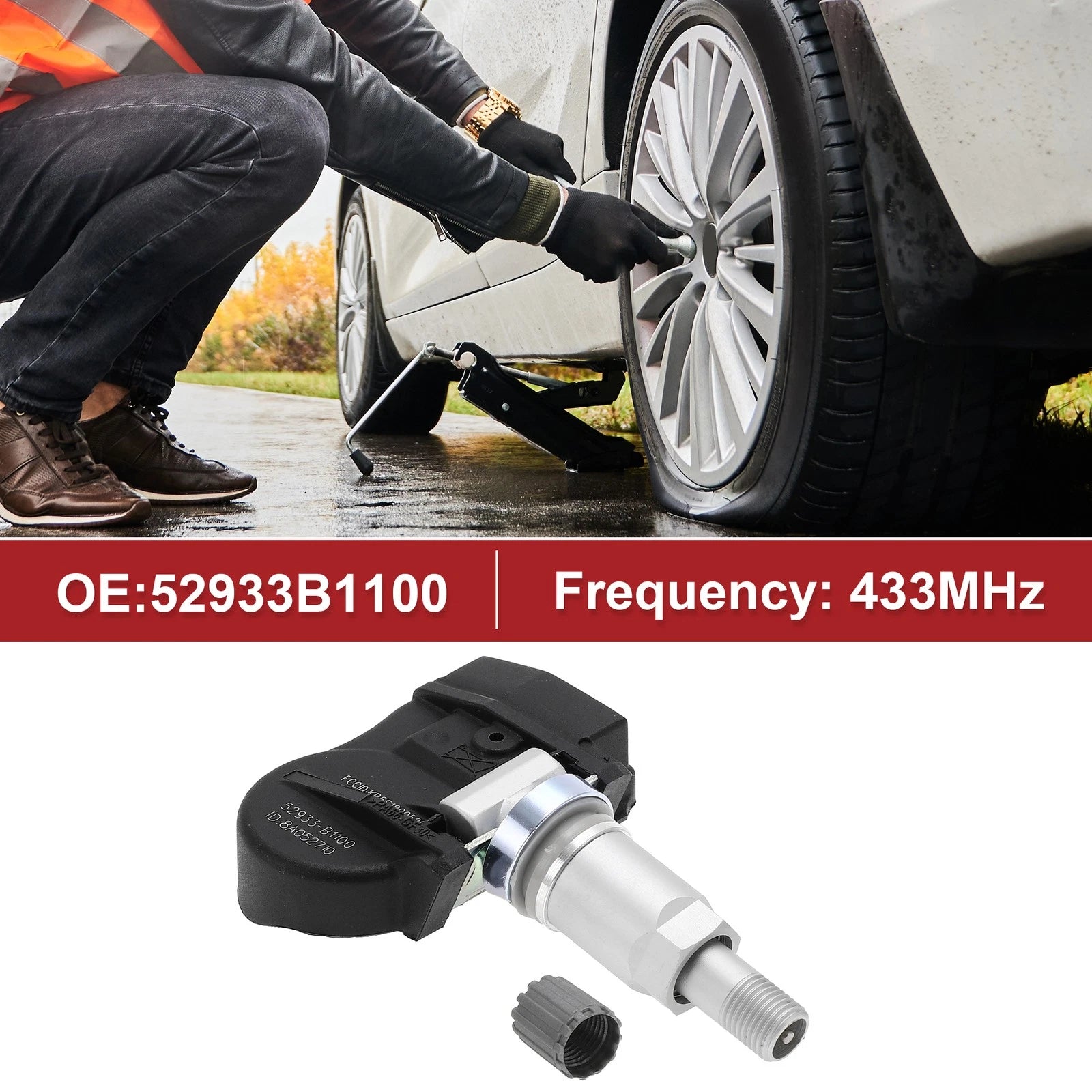 Tire Pressure Sensor OEM Replacement for Hyundai Accent (2015–2017)