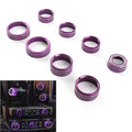 Air Conditioner Switch Button Knob Trim for Chevrolet Silverado (2014–2018) Purple