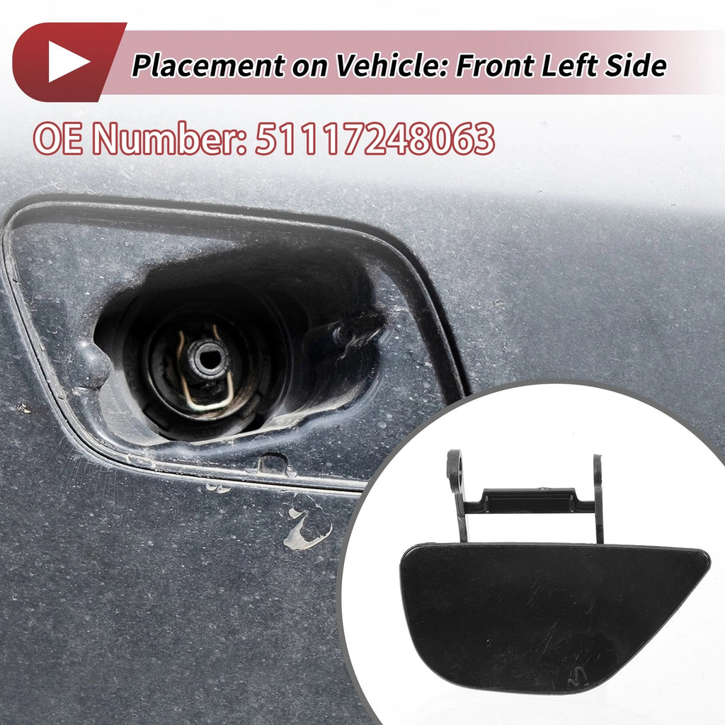 Front Left Washer Nozzle Cover Cap for BMW 535i GT (2010–2017)