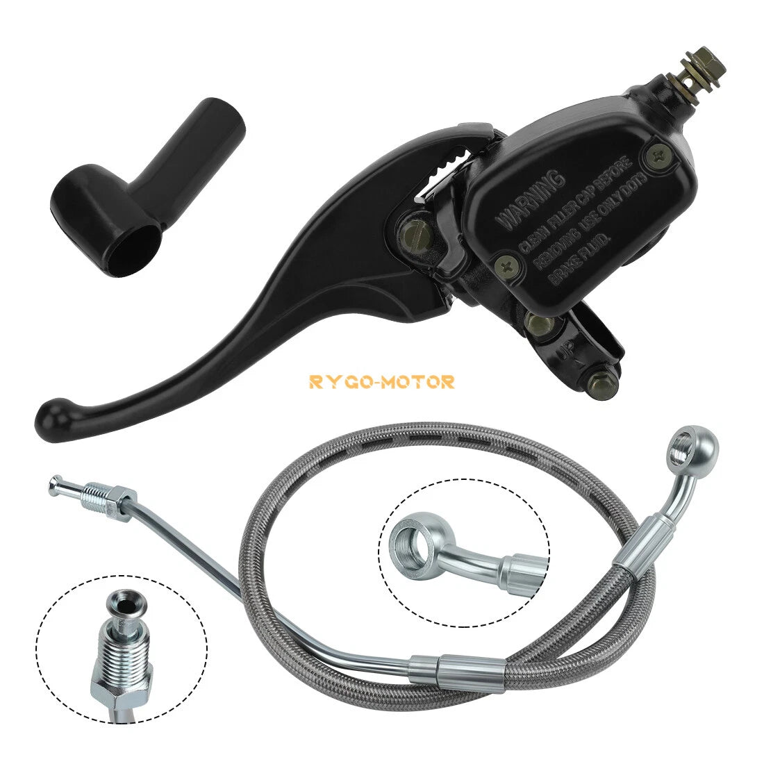 Front Brake Master Cylinder & Line for Polaris Sportsman 400-800 (2000-2014)