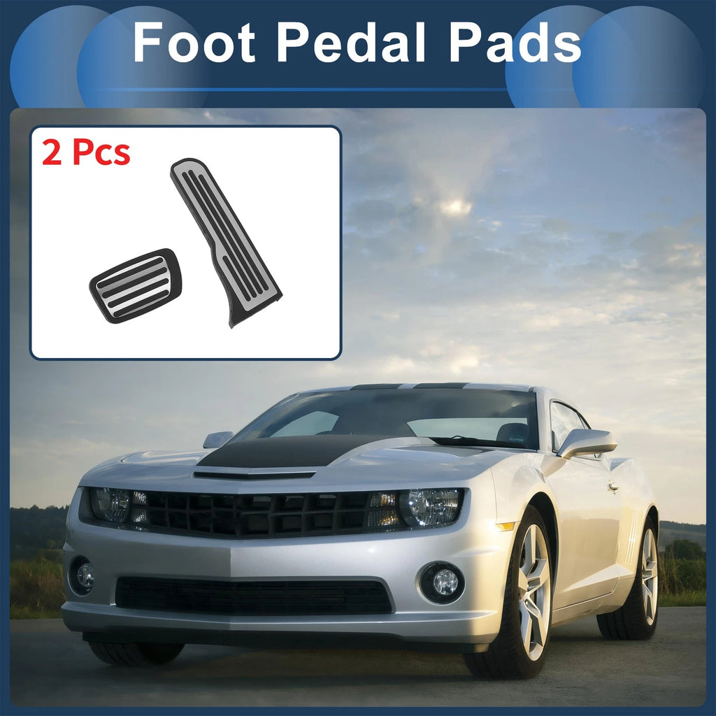 Foot Accelerator Pedal Covers Front Pair for Chevrolet Camaro (2016–2018)