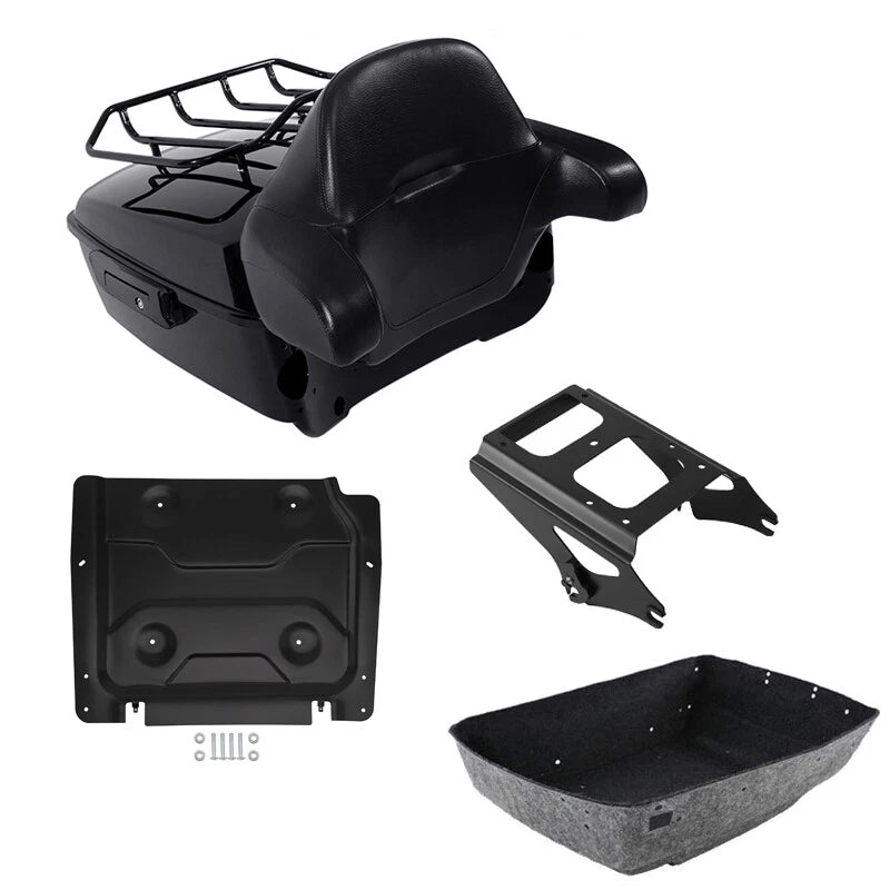 Trunk Pad Mount Rack Plate for Harley Touring Road Glide (2009–2013)