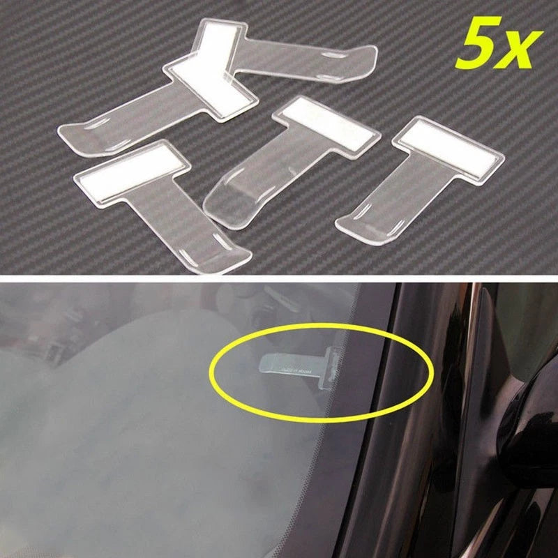 5x Parking Ticket Permit Clip Holder for Car Windscreen Window