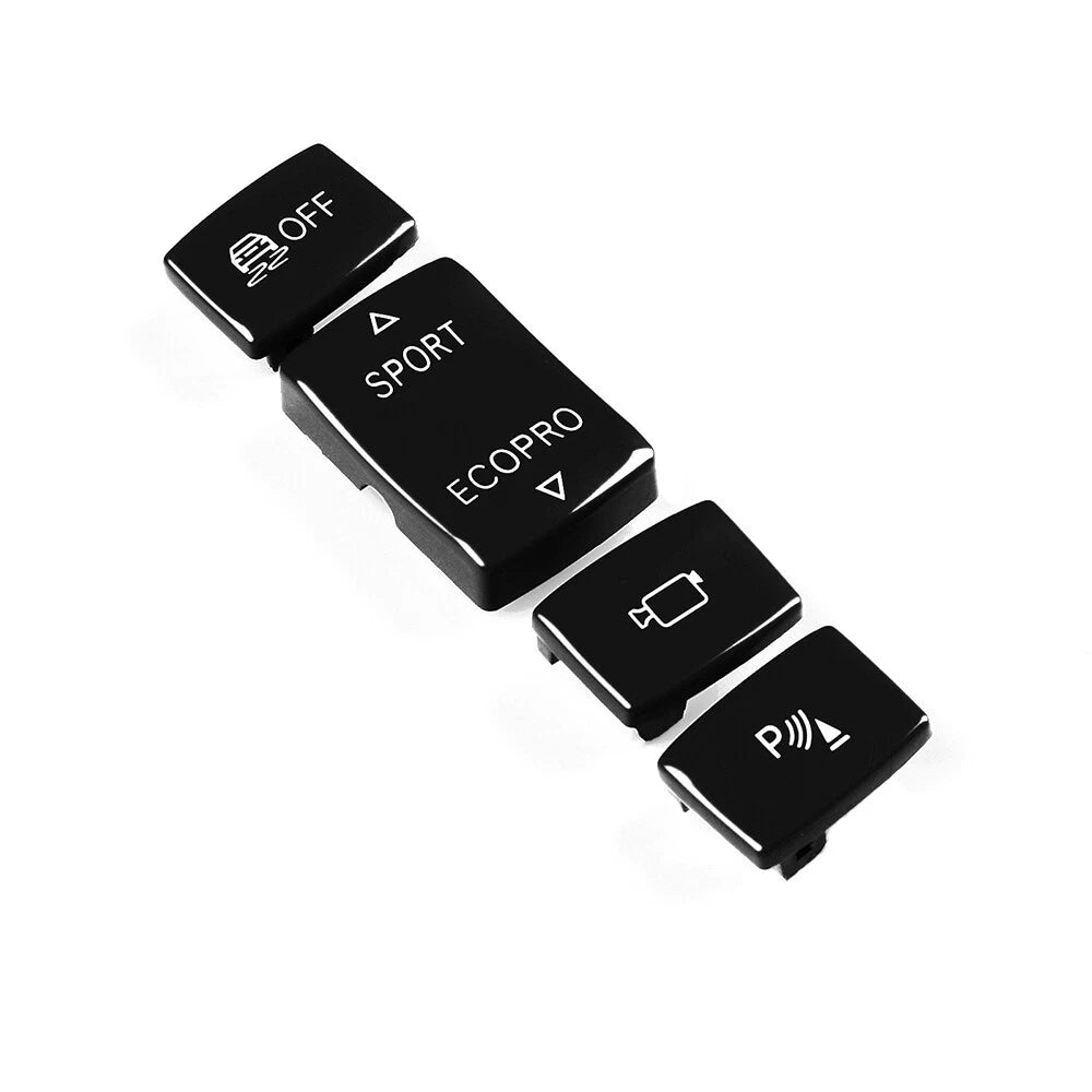 4Pcs Gear Shift Switch Button Cover for BMW 4 Series F32/F33/F36 (2014–2019)