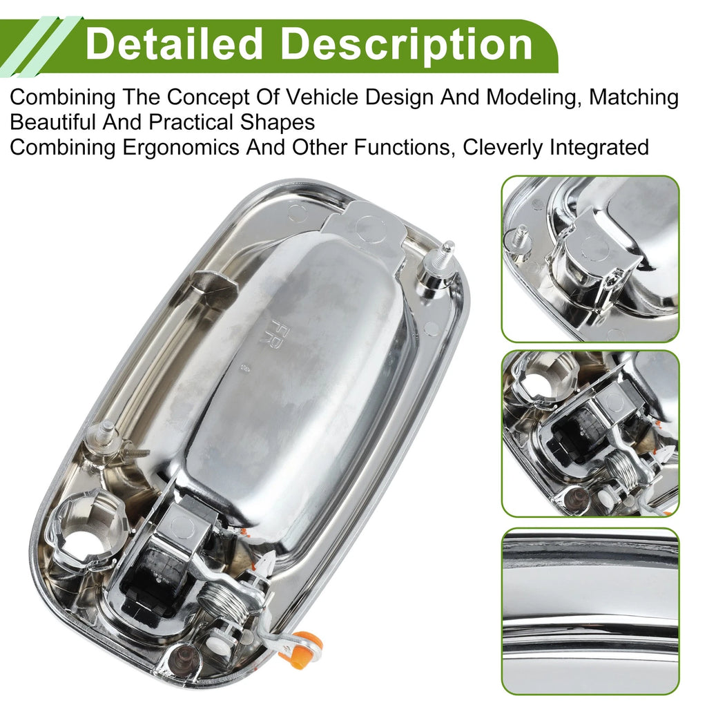 Exterior Door Handle Front Right Replacement for Chevrolet Silverado (2014–2018)