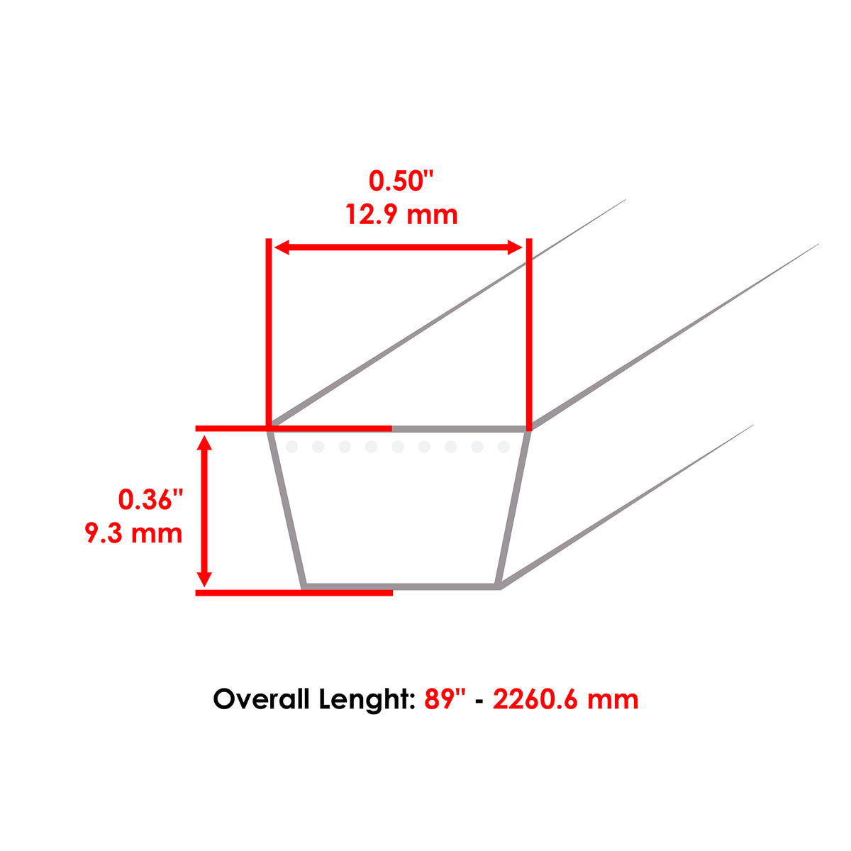 Drive Belt Replacement for White Outdoor LGT-160 (2005–2015)