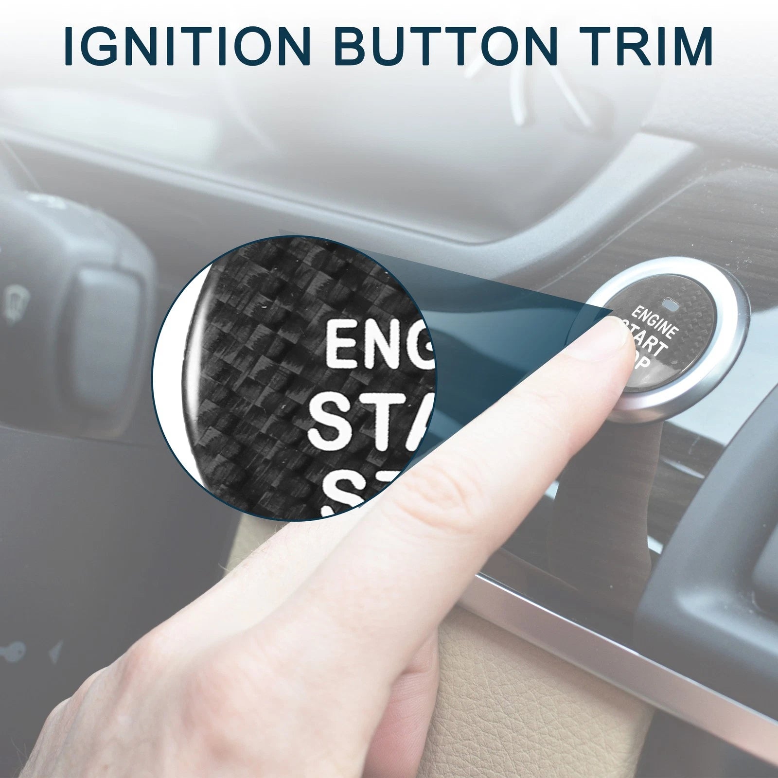 Engine Start Stop Button Cover Replacement for Subaru (2013–2020)