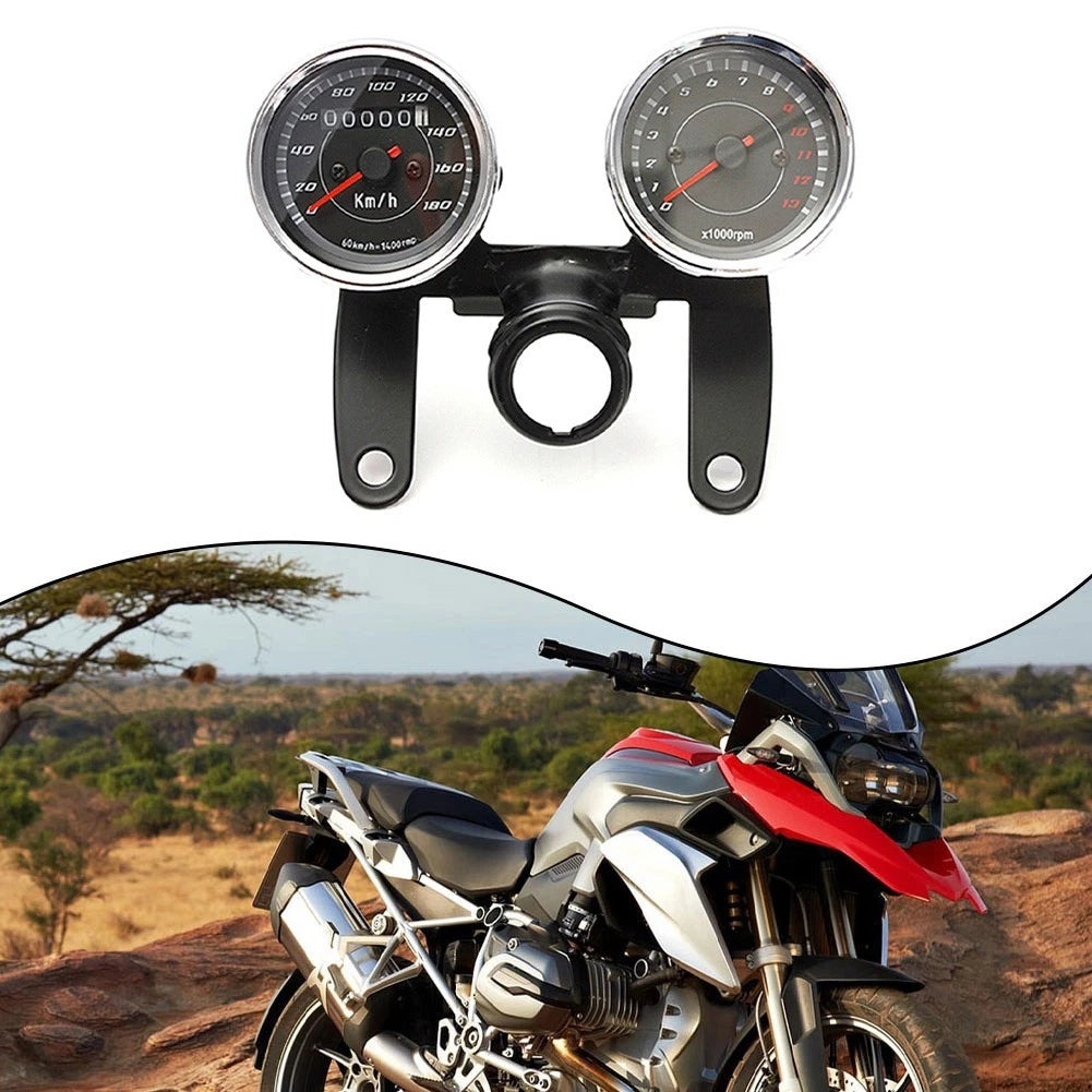 Digital Tachometer and Speedometer for Motorcycles (0-180km/h, Waterproof)